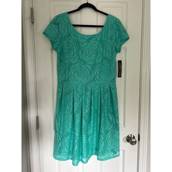 NWT Madison Leigh, Size 14, Mint Green Dress, Very Flattering! - Picture 1 of 6
